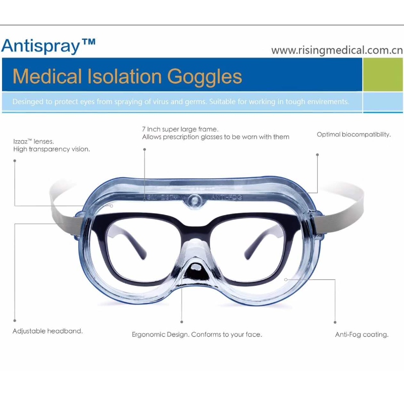 medical isolation goggles